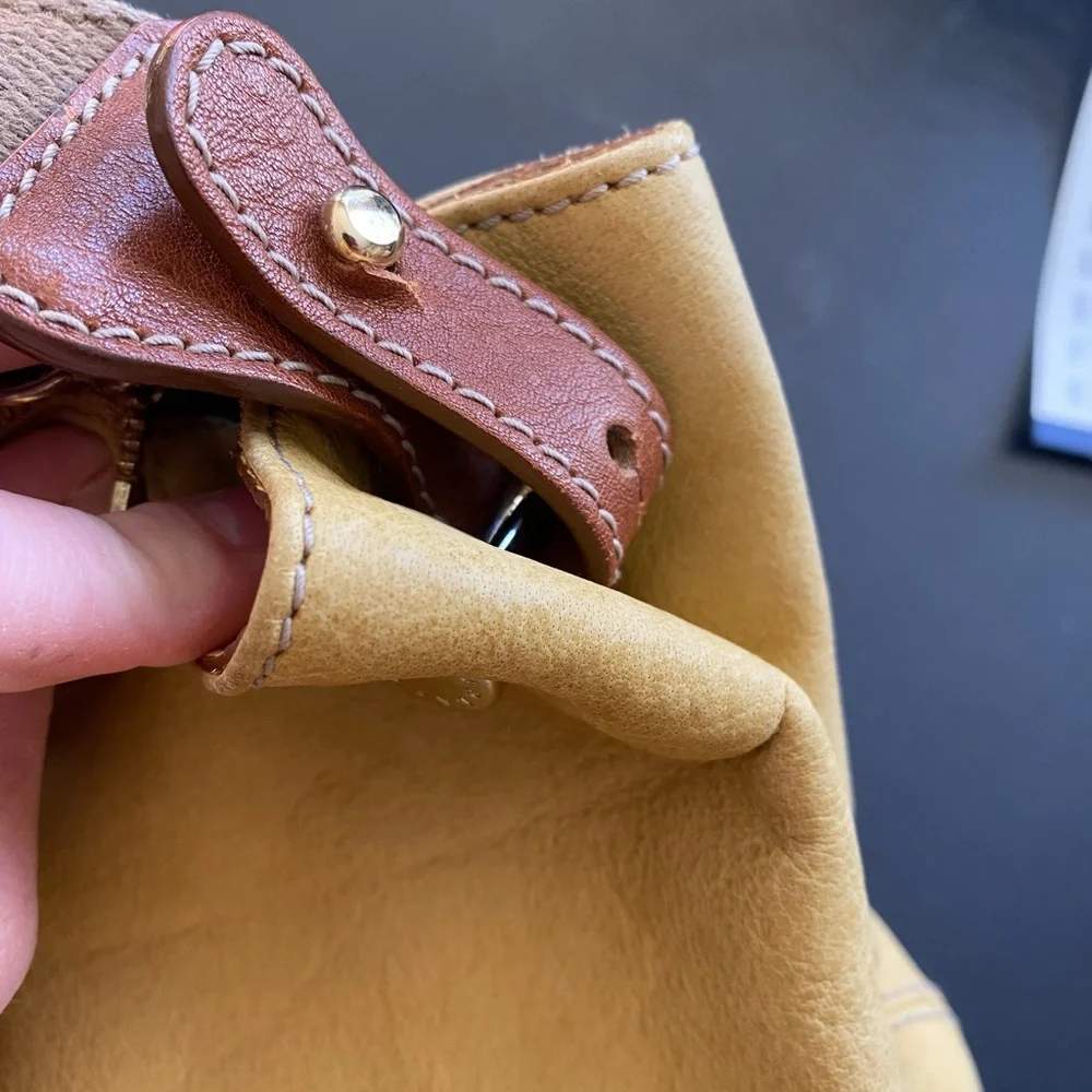 FURLA Leather Hobo Purse Shoulder Bag - Picture 3 of 3